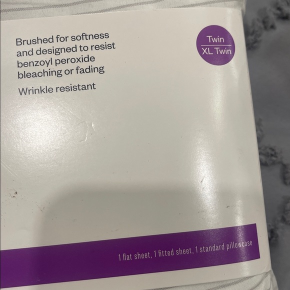 Room Essentials Gray Microfiber Sheet Set - Picture 3 of 6